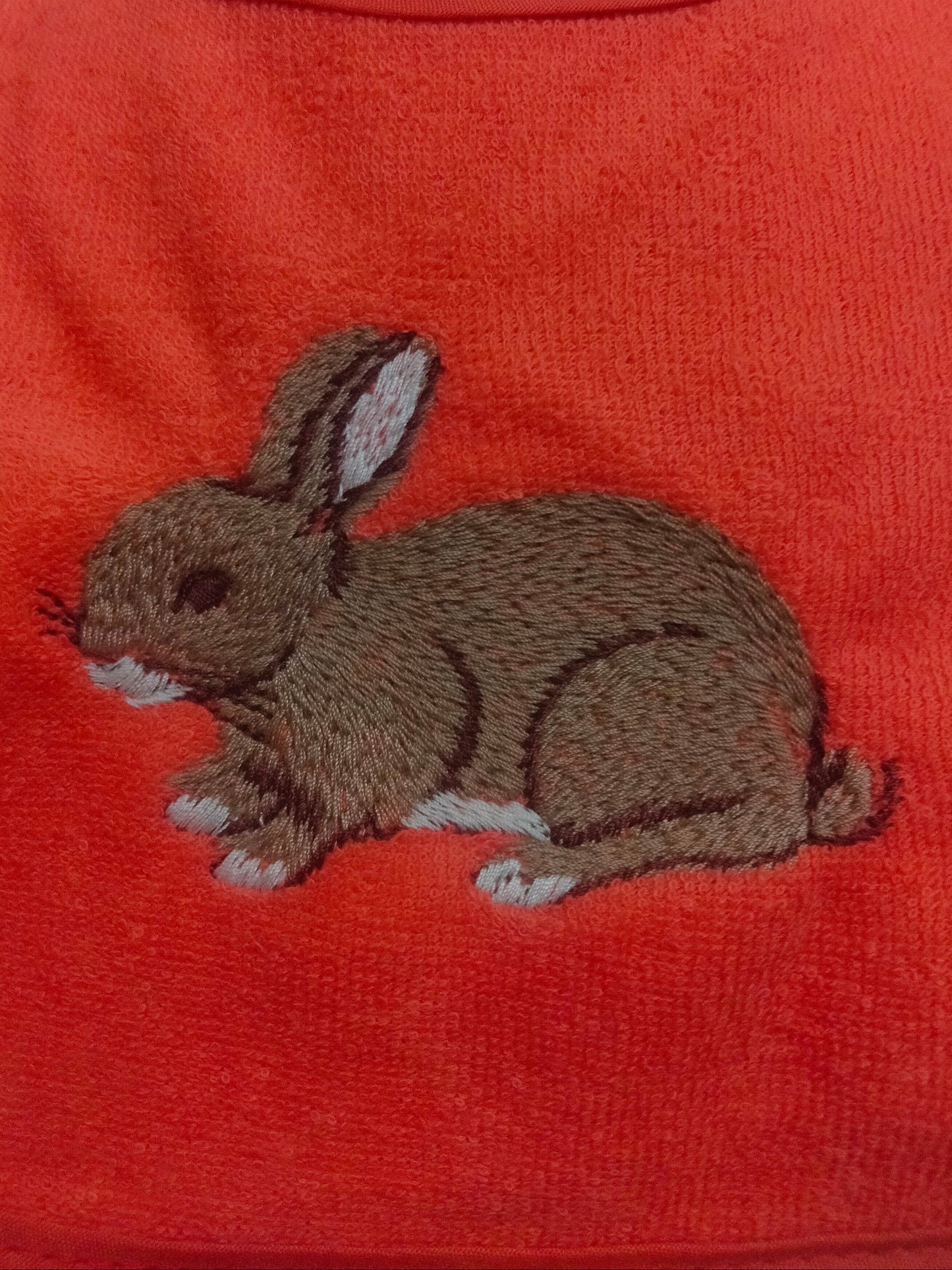 Bunny Embroidered Bib