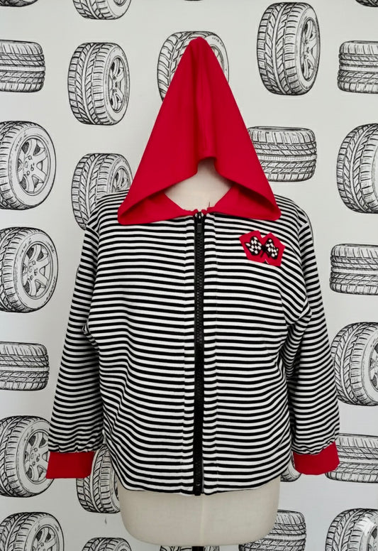 Car Racing Embroidery Sweater