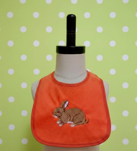 Bunny Embroidered Bib