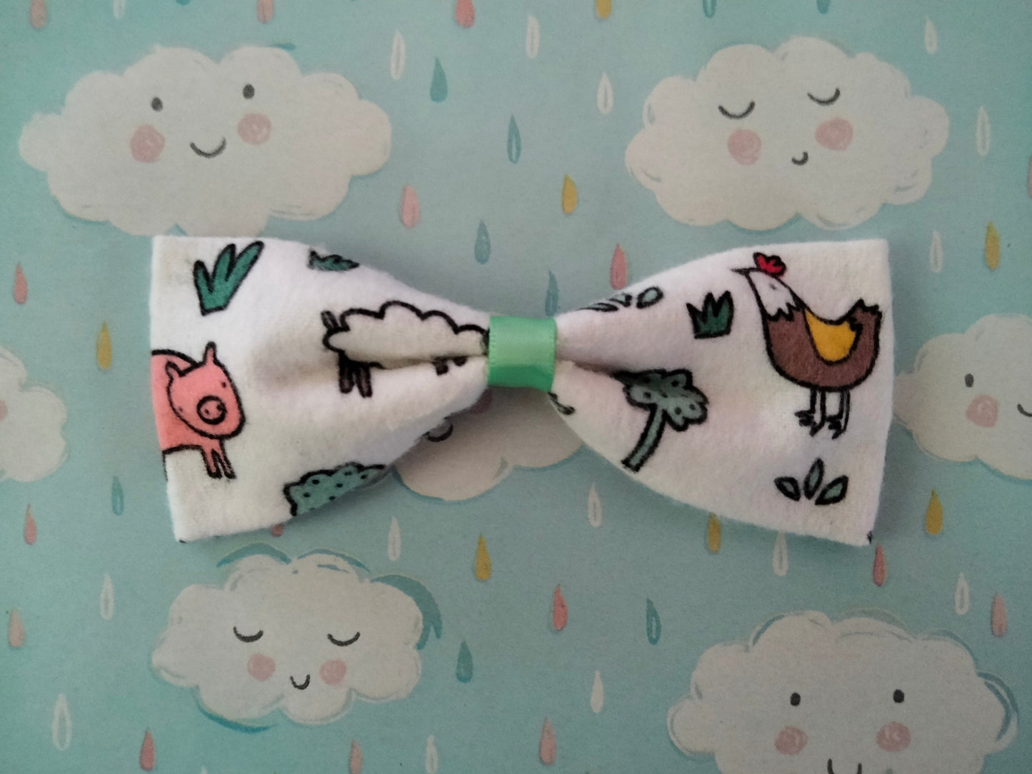 Farm Animals Hair Bow