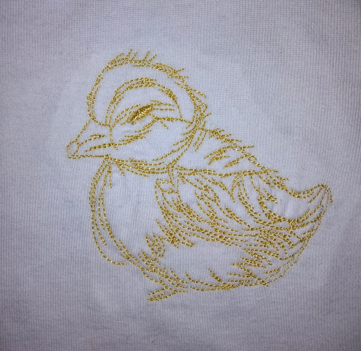 Embroidery Duck Onesie